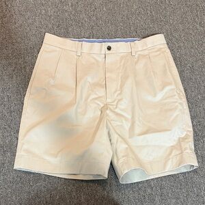 Brooks Brothers Cream light weight advantage chino stretch Shorts W34